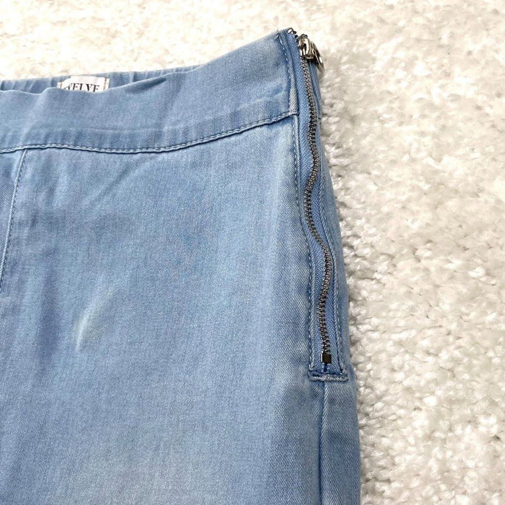 Twelve By OntWelfth High Waisted Super Flare Jean FLAW - Picture 6 of 9
